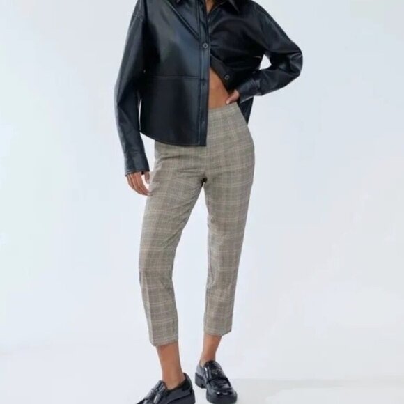 Aritzia Babaton Conan Plaid Dress Pants Trousers - Picture 1 of 9